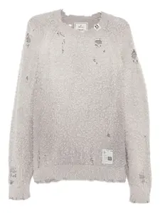 Свитер Sun Faded Like Maison Mihara Yasuhiro, серый