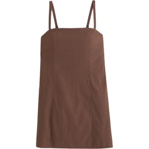 Женское платье-комбинация Abercrombie＆Fitch, коричневый