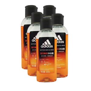 Мужской гель для душа Active Trigger Calm And Relax, дезодорант Hydr Lipid Balance, снятие стресса и очищение Adidas, [travel kit]men's active trigger 100ml*5