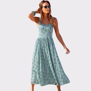 Женское платье с круглым вырезом и принтом Lascana