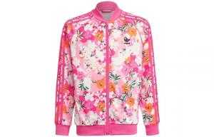 Детская куртка Adidas Originals, цвет 	 Pink