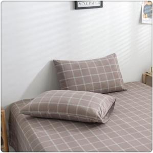 DUYHBAWRS Декоративная наволочка для подушки клетчатая однотонная хлопок