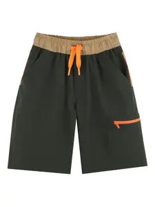 Шорты с кулиской и карманами Timberland Kids, коричневый