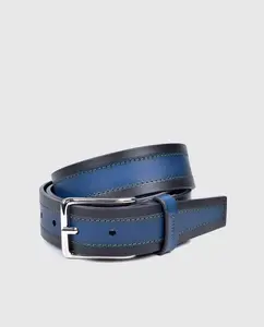 Мужской кожаный ремень Olimpo, синий