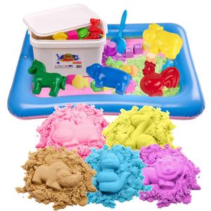 Bibimoon Kinetic Sand 5 кг Набор форм для песочницы Inna marka