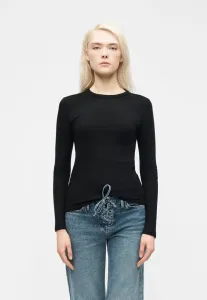 Рубашка с длинными рукавами, окрашенная в цвет кожи Gap, True Black