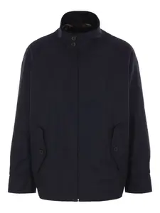 Куртка на молнии с вышивкой Junya Watanabe MAN, синий