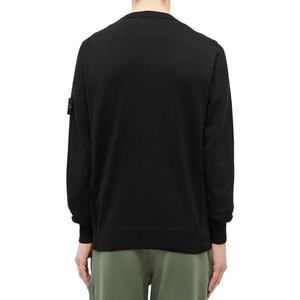 Толстовка унисекс черная Stone Island, черный