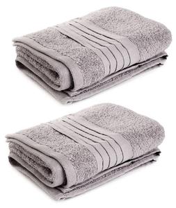 Полотенце Homla MERIDE 2er-Set, серый - 50 х 90 см