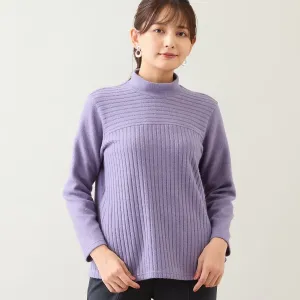 Топ в рубчик с начесом Lobjie, цвет Violet