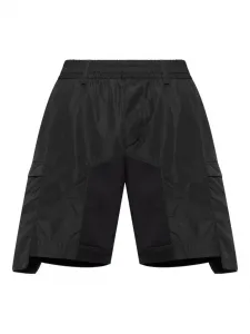 Шорты с карманами и вставками DSQUARED2, черный