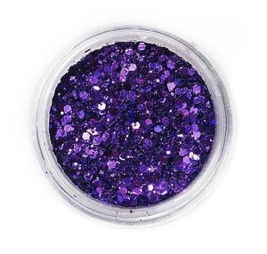 Пудра для ногтей - Gemstone Effect PURPLE, Raisin