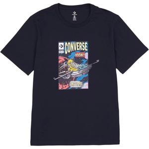 Футболка мужская черная Comic Cover Converse