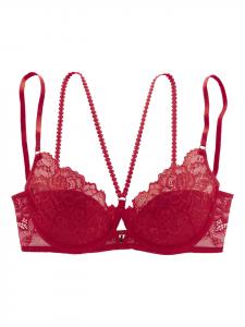 LASCANA Бюстгальтер пуш-ап красного цвета