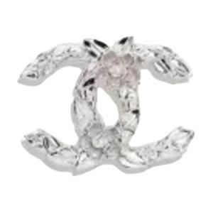 CHANEL Брошь женская серебряная