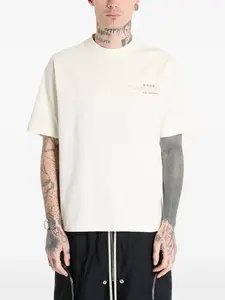 Футболка из хлопка с вышитым логотипом HAL STUDIOS, белый