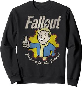 Видеоигра Fallout: Подготовка к будущему. Толстовка Vault Boy, черный