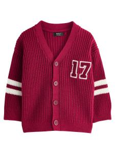 Вязаный кардиган Next, темно-красный