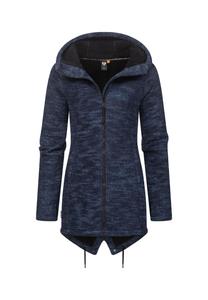 Кардиган с капюшоном Wingi Меланж Ragwear, темно-синий