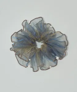 Сферическая прозрачная большая резинка для волос Goldy, цвет Pearl