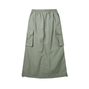 Повседневная длинная юбка Women's Shopping Bag SPAO, хаки