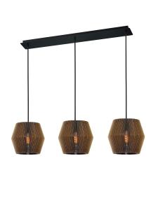 Подвесной светильник Hell, 100x10x150 см, естественный