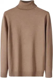 Мужская водолазка полуводолазка Slim Fit с вязаным трикотажем однотонная Wunnhd