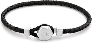Мужской кожаный браслет Calvin Klein Jewelry, Black