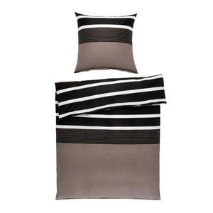 Постельное белье J.D. Makosatin Janine, черно-коричневый