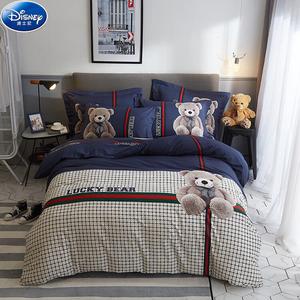 Disney Комплект постельного белья 4 предмета, простыня, пододеяльник 200x230 см