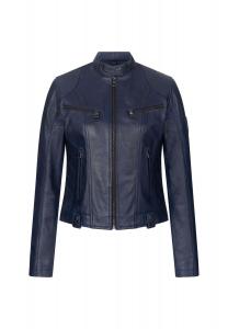 Кожаная куртка Rock Creek, темно-синий