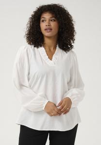 Блуза Kaffe Curve KCANNI, Chalk/Off-White