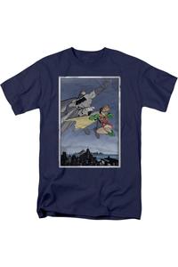 Футболка Batman Dkr Duo с коротким рукавом для взрослых Gildan, темно-синий