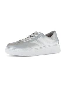 Gabor Comfort Спортивные кроссовки на шнуровке серебристого цвета