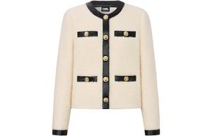 KARL LAGERFELD Куртки и пальто Женские бежевые KARL LAGERFELD / Karl Lagerfeld Jeans