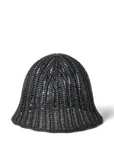 Панамка из техно-рафии Brunello Cucinelli, черный