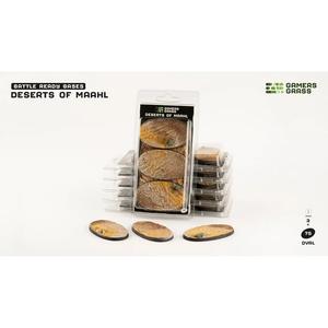 Аксессуары Gamers Grass Battle Ready Bases: Deserts of Maahl - Oval 75mm (3)