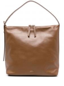 Кожаная сумка через плечо A.P.C., коричневый