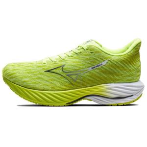 Кроссовки Wave Rider 28 унисекс с низким верхом, желтые/белые Mizuno