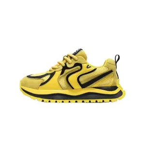 Beerus Желтые мужские кроссовки низкие массивные дышащие устойчивые к истиранию, цвет Yellow