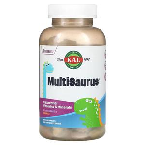 Добавка Kal MultiSaurus Berry Grape & Orange, 180 жевательные таблетки