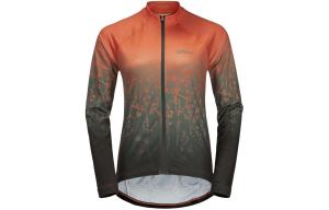 Morobbia Fz L/s Print W велосипедная одежда для женщин JACK WOLFSKIN, оранжевый/2212