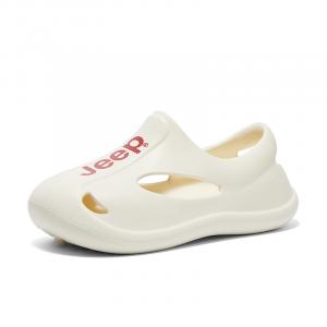 Износостойкие, дышащие и противоударные детские сандалии Kids' Jeep, экрю