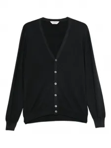 Кардиган с V-образным вырезом Gran Sasso, серый