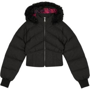 Кринкл пуховик VERSACE JEANS COUTURE, черный