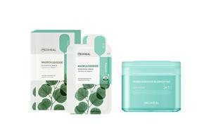 Маска для лица meidihuier centella asiatica cotton sheet reservoir успокаивающая и восстанавливающая 2 шт+100 шт MEDIHEAL, Two-Piece Set: Soothing Facial Mask 10 Pcs+Centella Asiatica Purifying Cotton Pads 100 Pcs