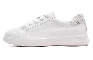 Низкие женские скейтерские кроссовки HARSON, бежево-черные