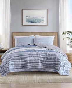 Двусторонний комплект постельного белья Fairwater из 2 предметов, размер Twin Nautica, синий