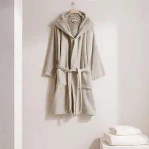 Хлопковый халат унисекс 350 г/м2 Basic - El Corte Inglés, поджаренный