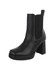 Ital-Design Черные туфли на высоком каблуке